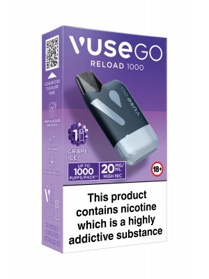 Vuse Go Reload 1000 Grape Ice Black